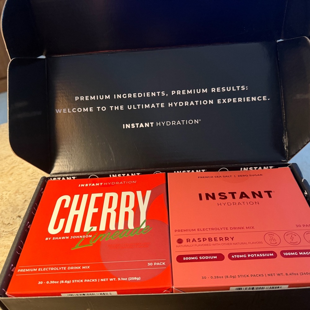 Instant Hydration Cherry and Raspberry Drink Mix